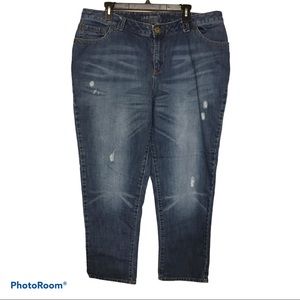 Lane Bryant Women’s Distressed Jeans Size 18.